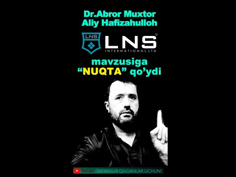 LNS mavzusi shu bilan tugadi deb umid qilamiz. Abror domla