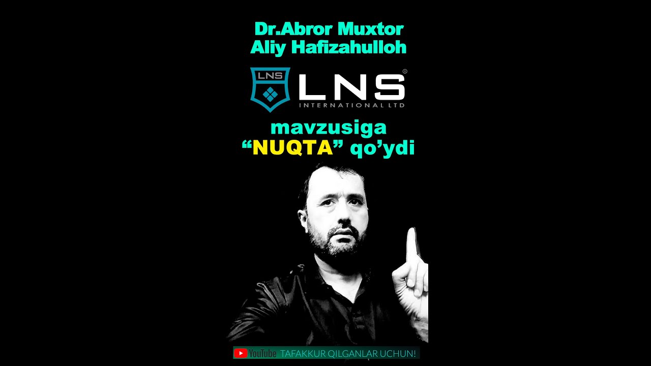 LNS Mavzusi: Abror Domla Fikrlari