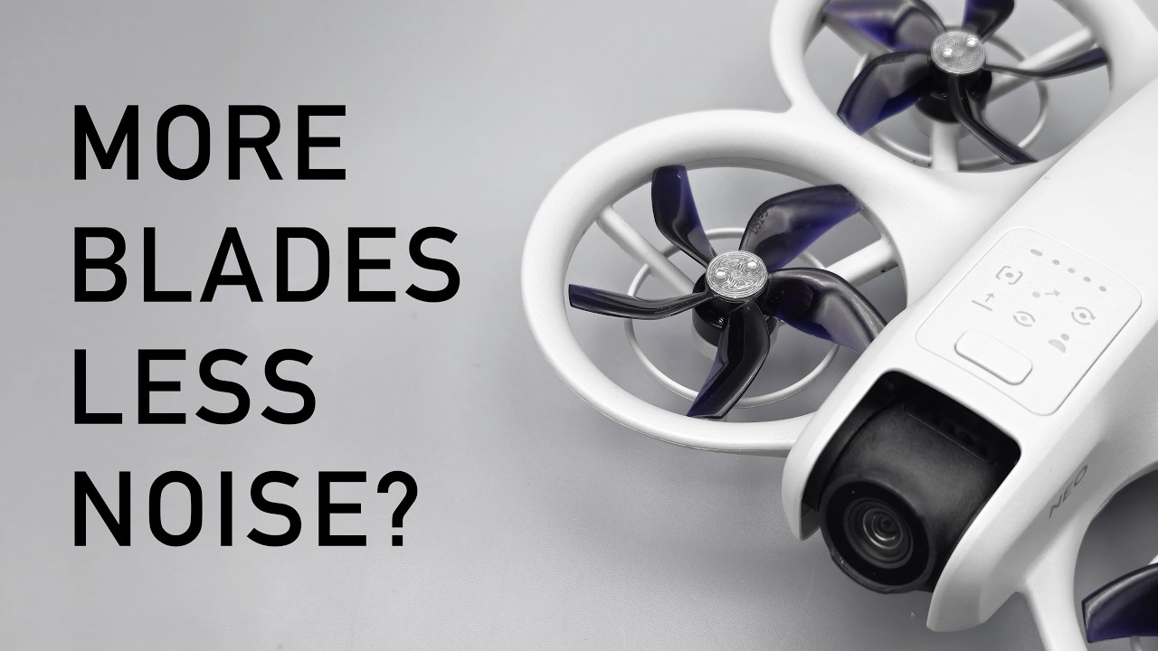 Reduce Noise with DJI Neo T-Mount Propeller Adapter 🔧