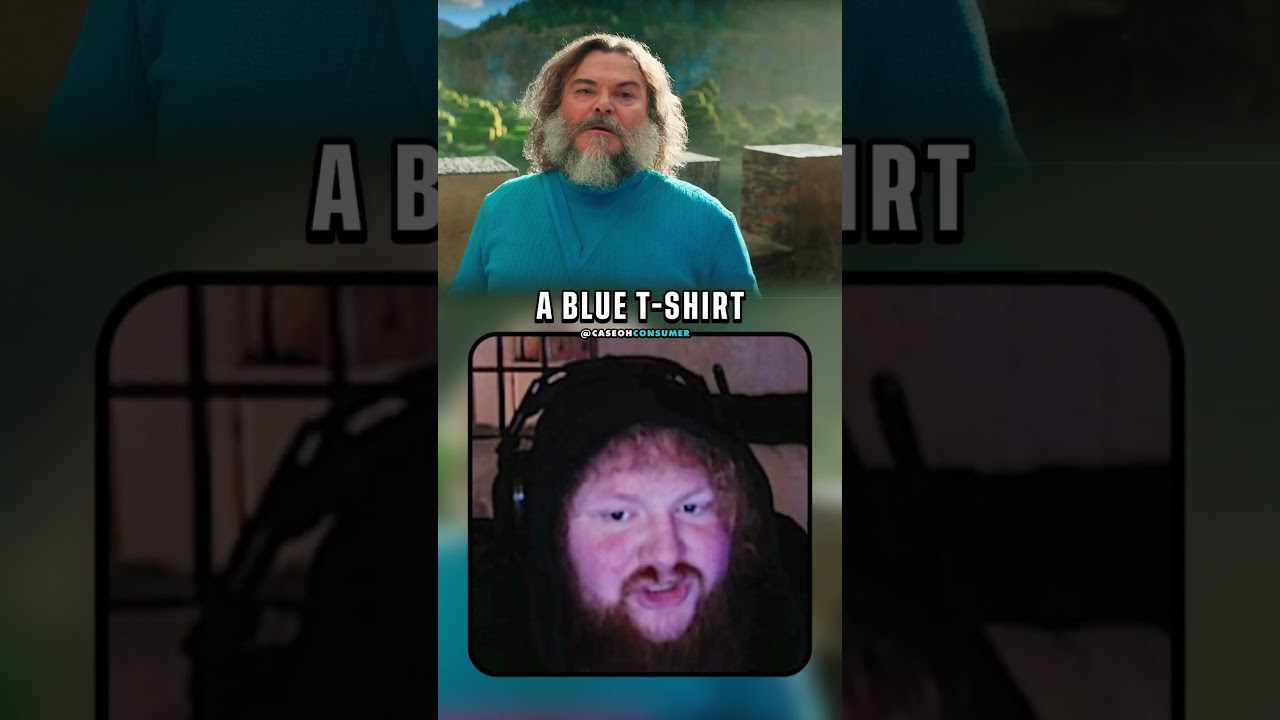 CaseOh Reacts to Minecraft Movie Trailer 😂