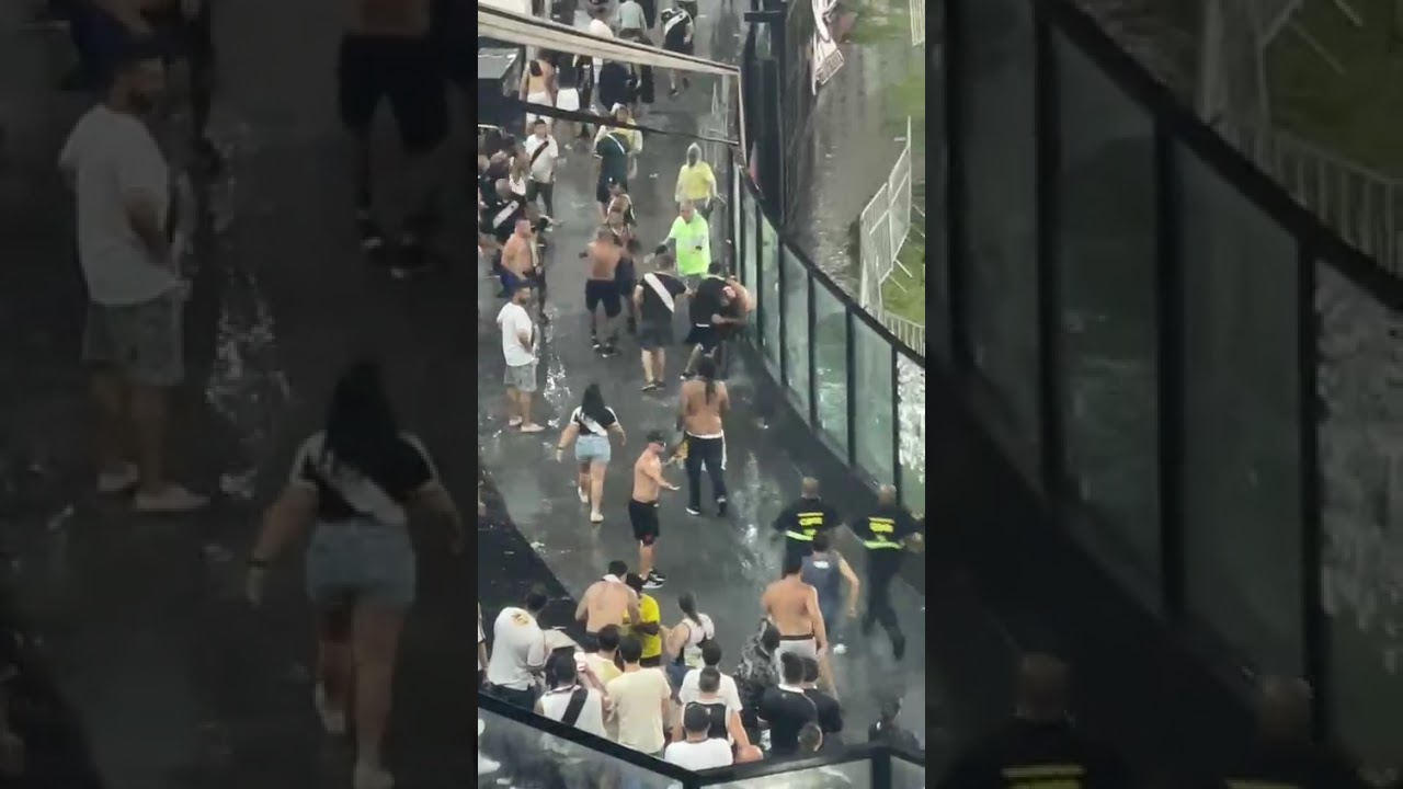 Pogos entre torcedores do Vasco e Inter durante paralisação ⚽
