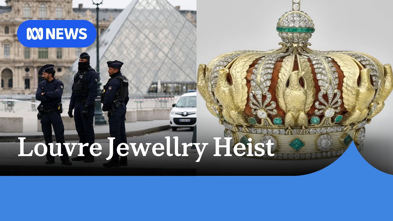 Louvre robbers on the run after stealing French crown jewels | ABC NEWS
