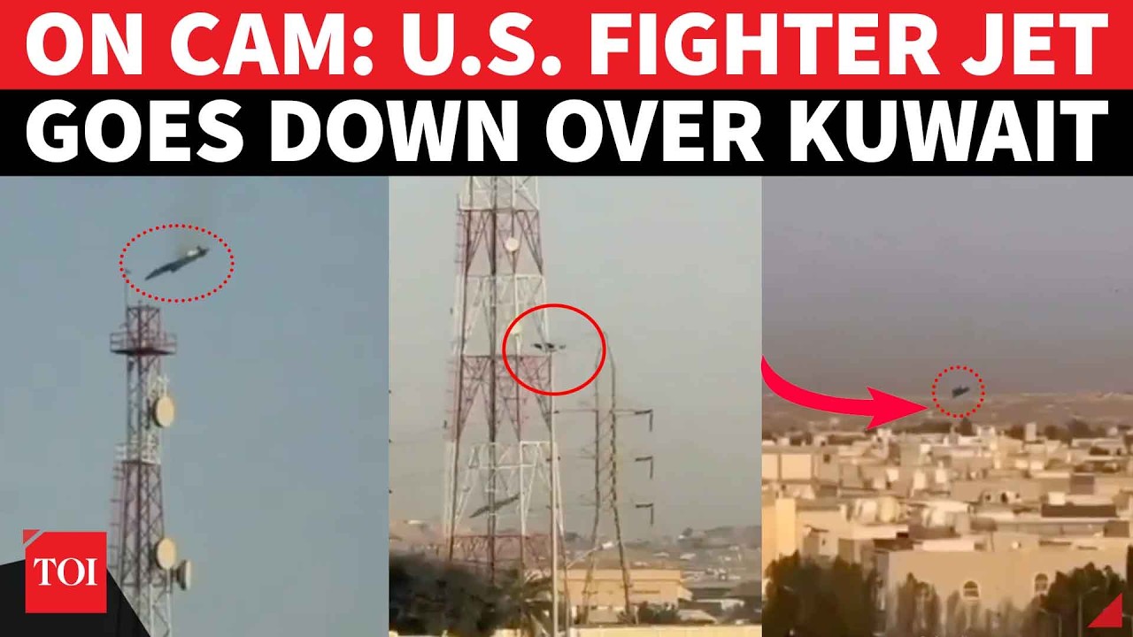 KUWAIT: U.S. F-15 Fighter Jet Goes Down After Iranian Missile Attack?  Dramatic Scenes On Cam