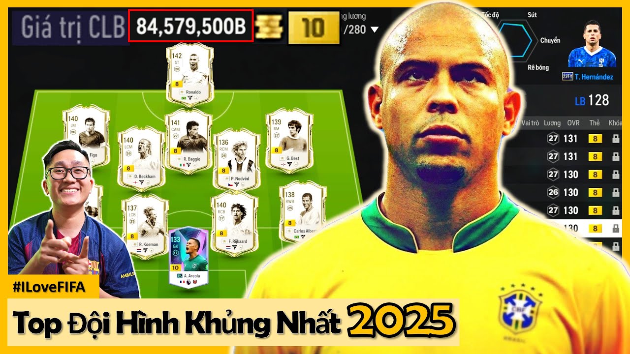 Khám Phá Đội Hình Khủng Nhất FC Online 2025: 85 Tỷ GTĐH Với Rô Béo & Gullit BDO +8 🚀