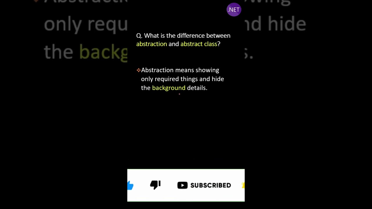 What is the difference between abstraction and abstract class ?