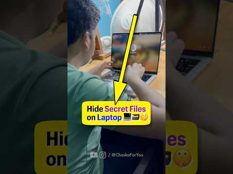 Secret Files Laptop में Hide करने की निंजा Technique! 😱