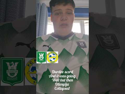 Olimpija 1-3 Koper. Durdov scored and it was going Well but then Olimpija collapsed. #viral #fancam