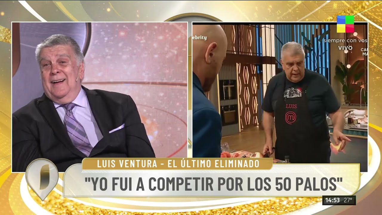 Luis Ventura, eliminado en MasterChef: 'Me sentí mal' 🍽️