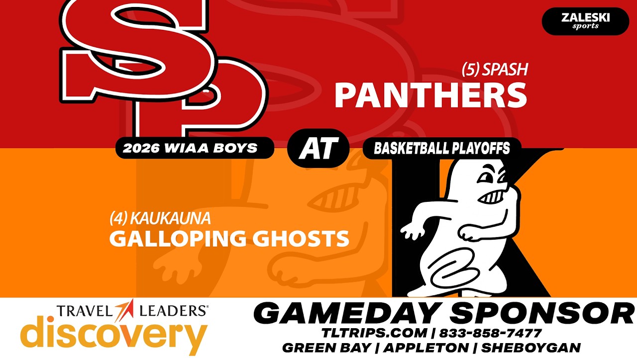 (5) SPASH at (4) Kaukauna | 2026 WIAA Boys Basketball Regional Final