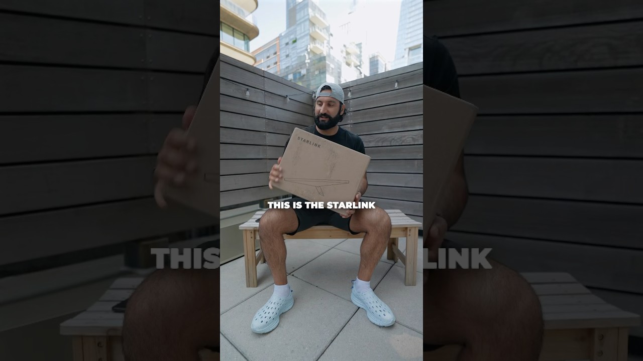 Unboxing Starlink Mini Satellite-get internet anywhere in the world .#starlink #satellite #internet