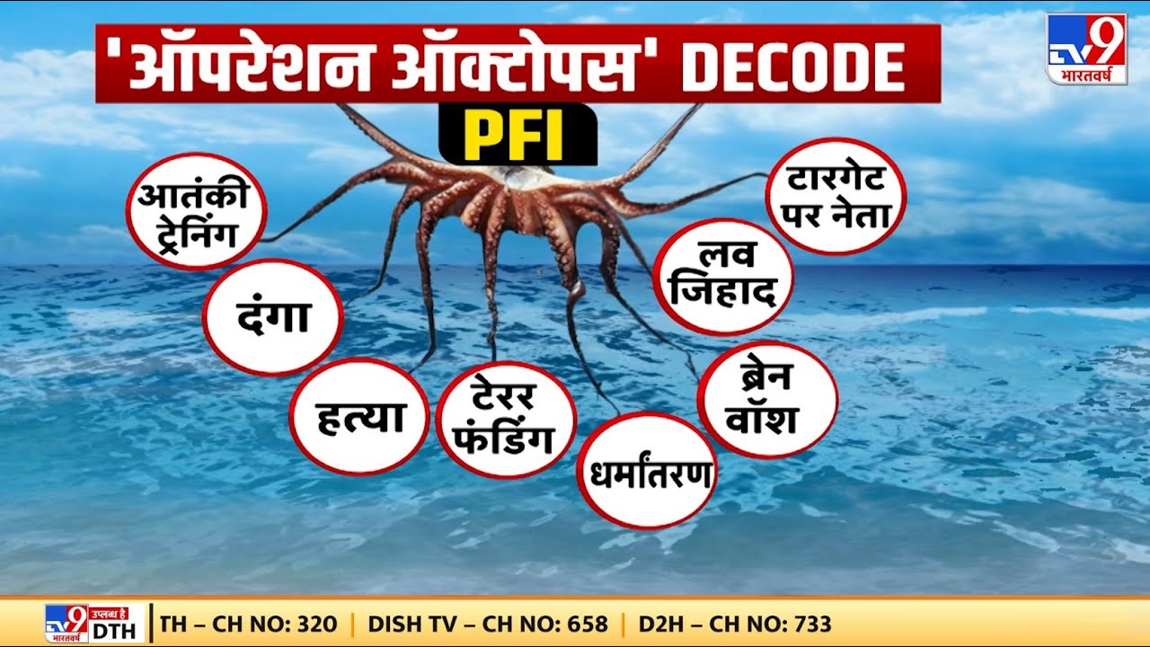 NIA ने PFI के ख़िलाफ़ हुए इस सबसे बड़े एक्शन को Operation Octopus का नाम दिया | PFI