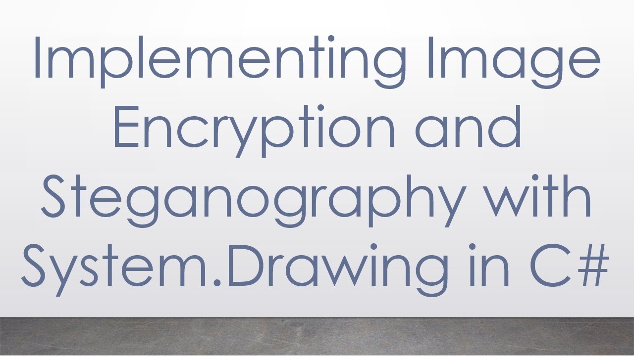 Secure Your Images: Easy Guide to Encryption & Steganography in C# with System.Drawing πΌοΈ