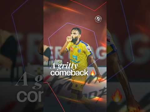 #OnThisDay in 2018, #KeralaBlasters turned the tides to secure a draw! ๐ฅ#KBFCJFC #ISL #shorts