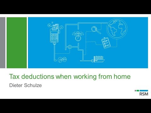 Tax deductions to consider if working from home