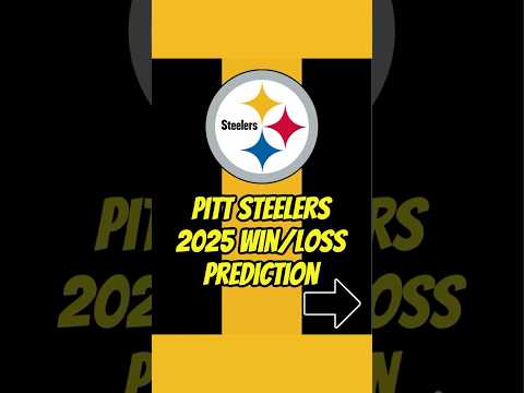 Pittsburgh Steelers 2025 win/loss predictions!! What’s your prediction?? #nfl #steelers #football