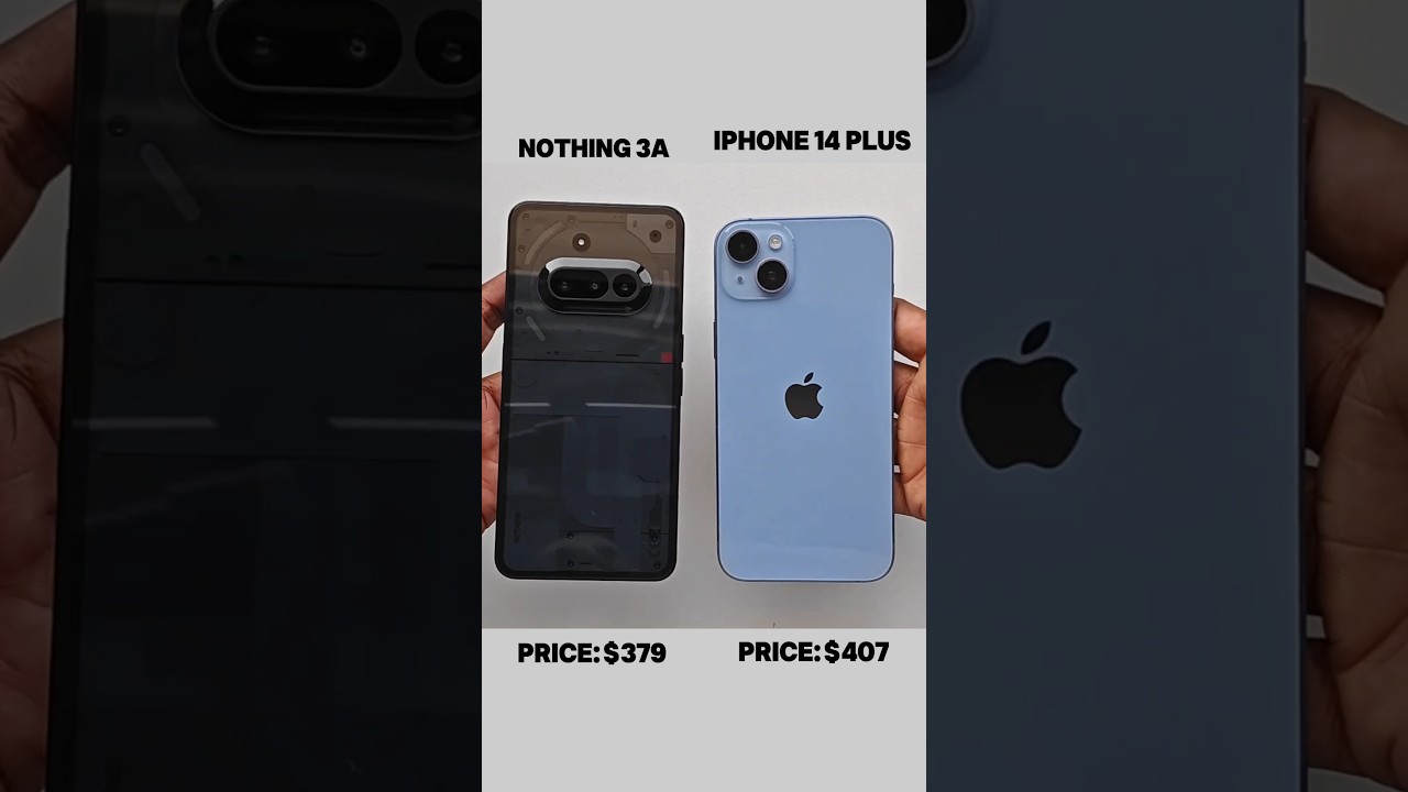 Nothing Phone 3a vs iPhone 14 Plus: App Speed Showdown