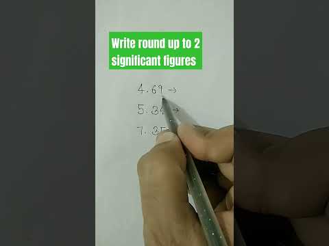 How to round 2 significant figures