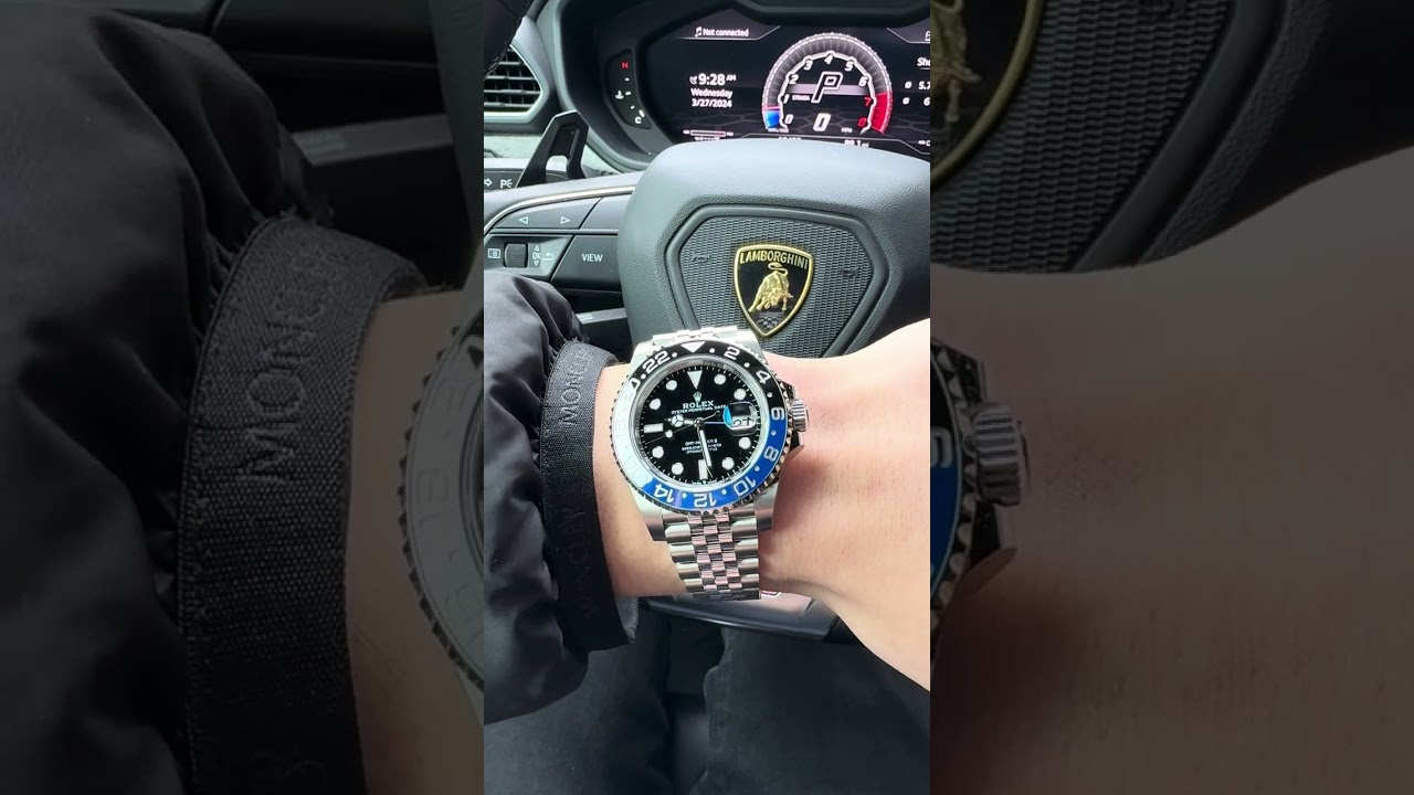 Rolex GMT Master II Batgirl Wrist Roll 2024 🔥