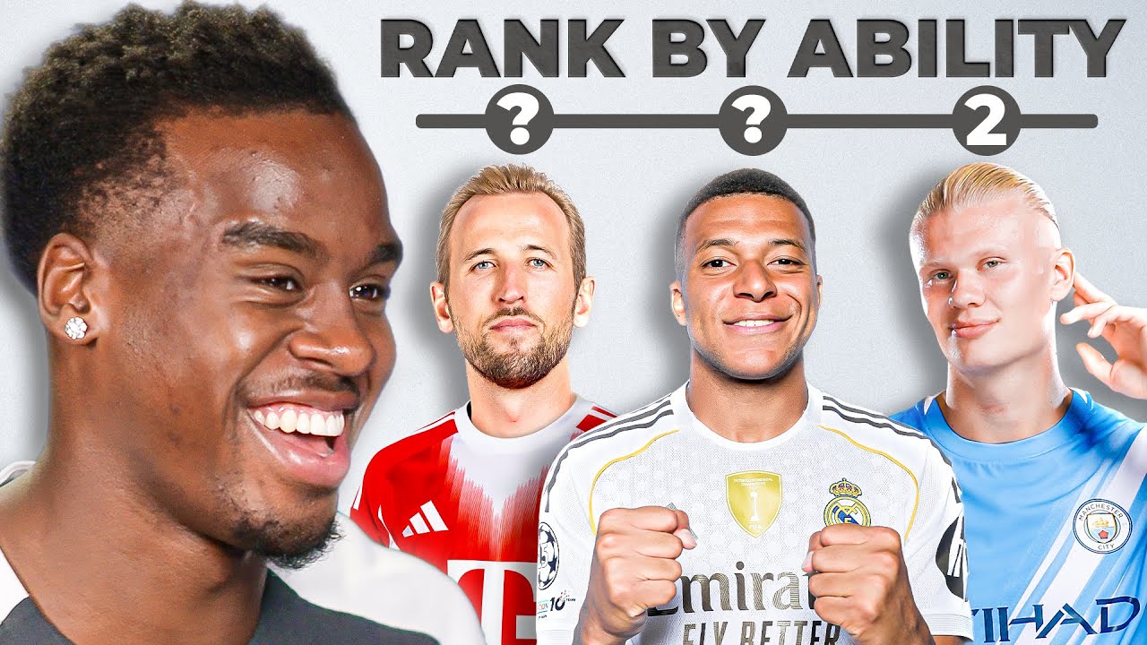 Jamie Gittens Ranks Kane, Mbappe & Haaland ⚽