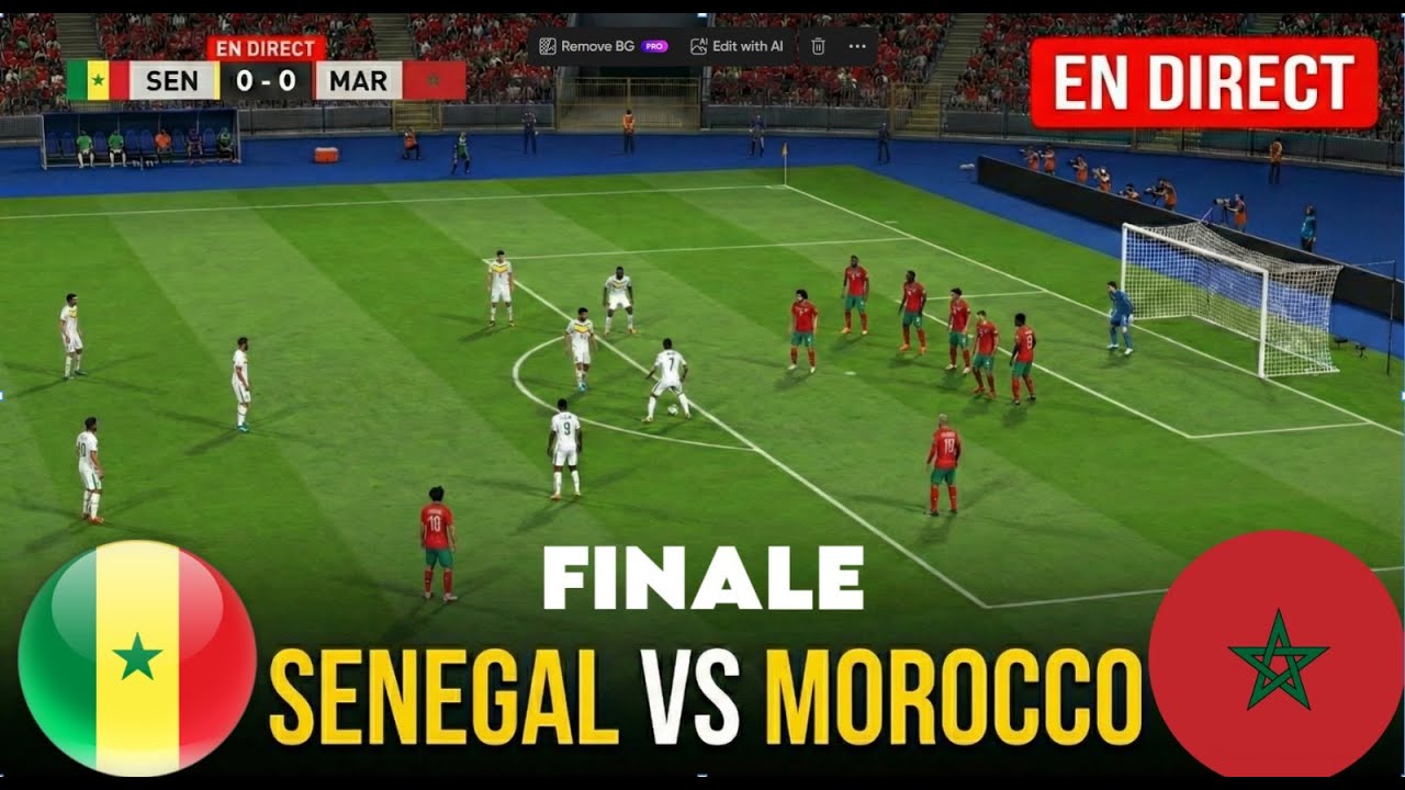 Final Afrique: Sénégal vs Maroc en Simulation ⚽