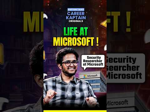 Life at Microsoft !! #shorts #careerkaptain