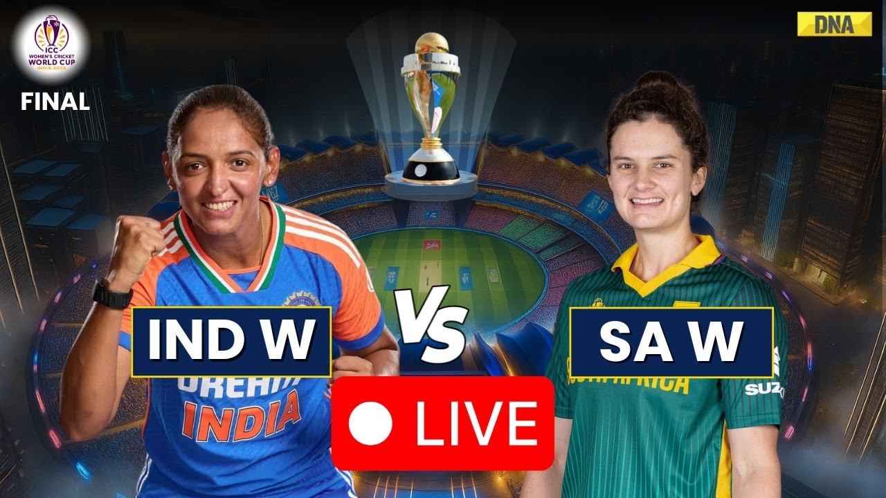 π₯ India Women vs South Africa Women - Live ODI World Cup Final Update