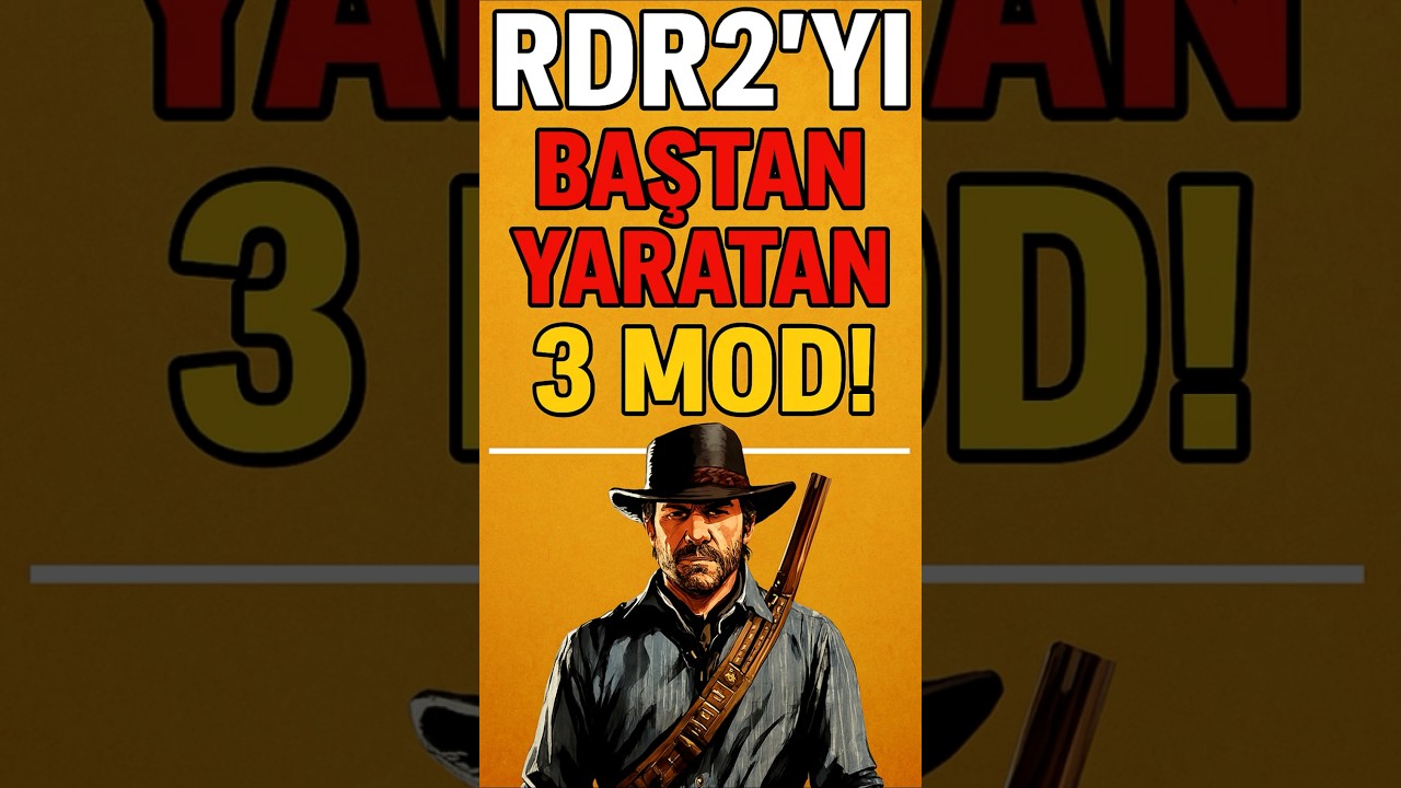 RDR2'yi Baştan Yapan 3 Efsane Mod! 🎮
