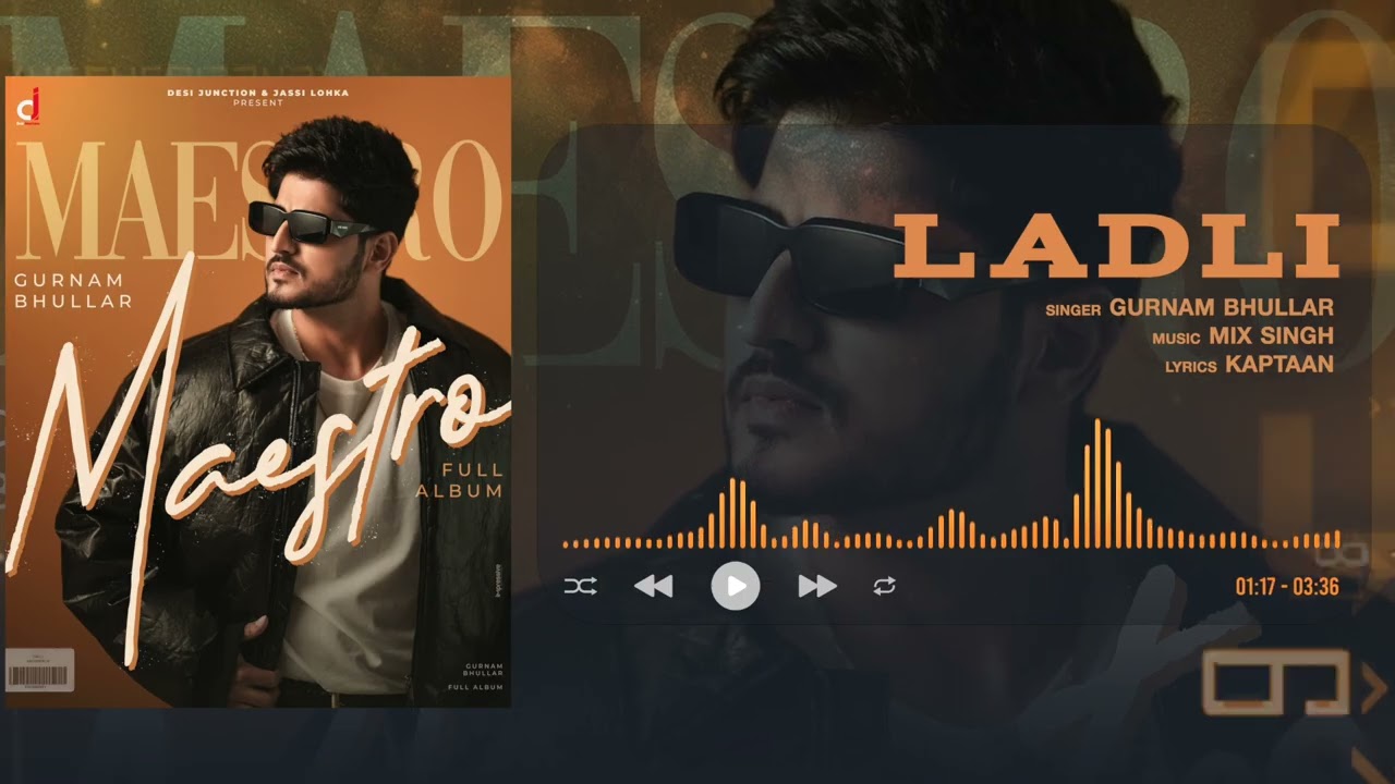 Ladli by Gurnam Bhullar | Official Visualizer | Punjabi Hit 2025 🎶