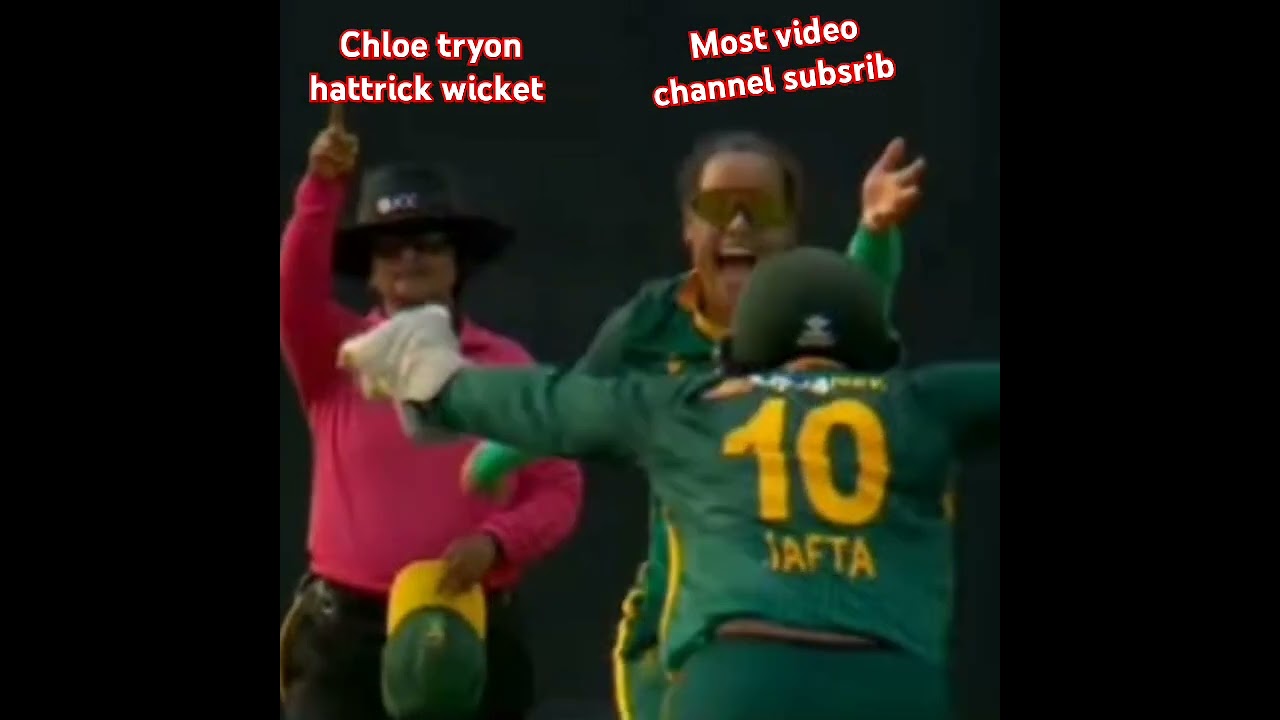 Chloe Tryon Secures Stunning Hat-Trick Against Sri Lanka! 🏏