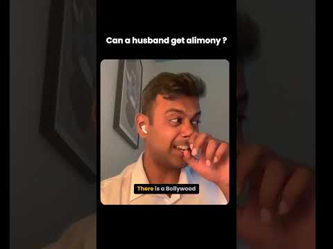 Can a husband get alimony?