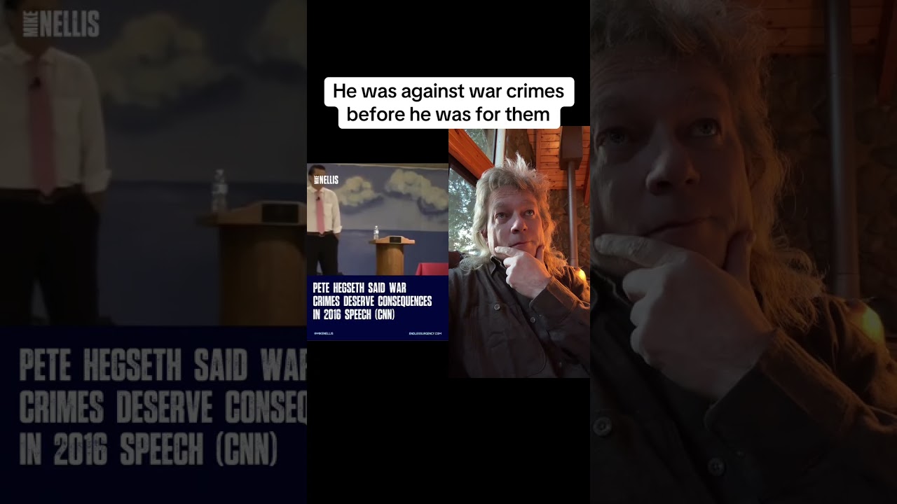 He Opposed War Crimes Before Supporting Them ⚖️