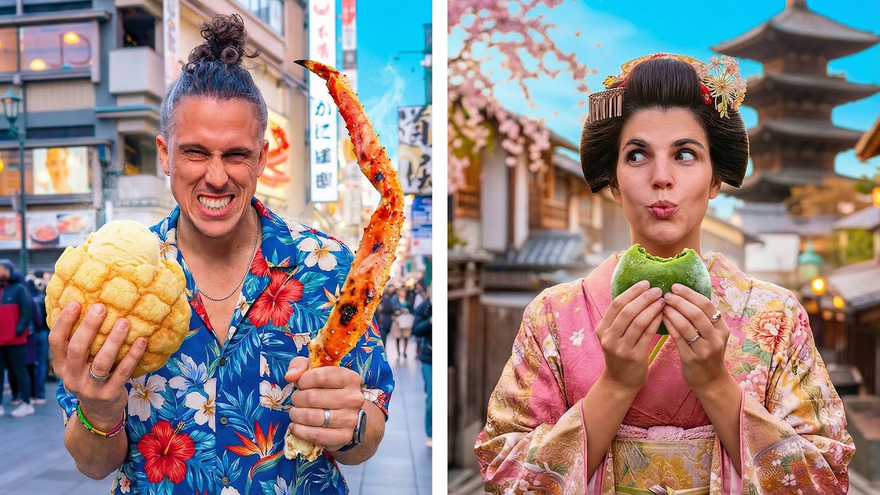 ¿Mejor comida callejera en Osaka o Kioto? 🇯🇵
