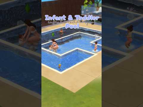 Infant And Toddler Pool Console Friendly Version! #sims4