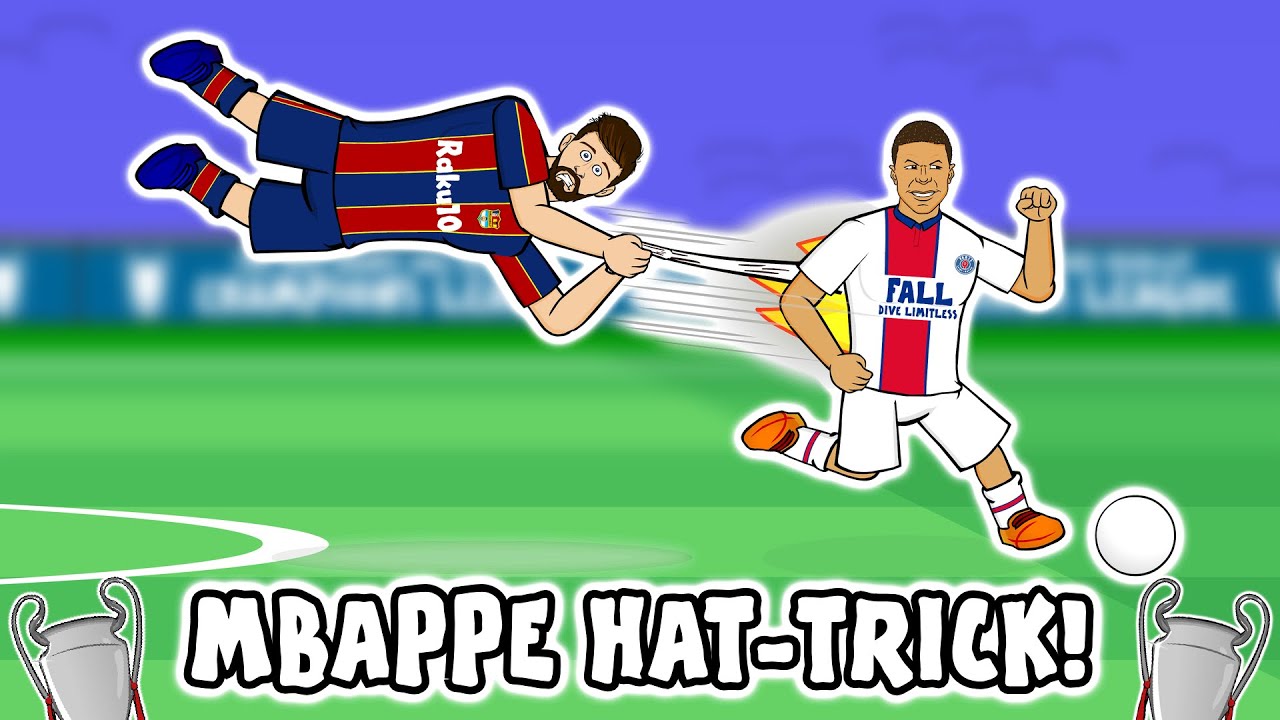 🔥 Mbappé's Hat-Trick Shocks Barcelona! PSG's 4-1 Victory | 2021 Champions League Goals ⚽️