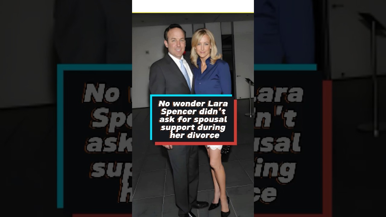 Lara Spencer Didn't Seek Spousal Support in Divorce