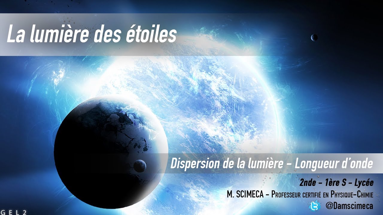 Spectres : Dispersion et Longueur d'Onde 🔬