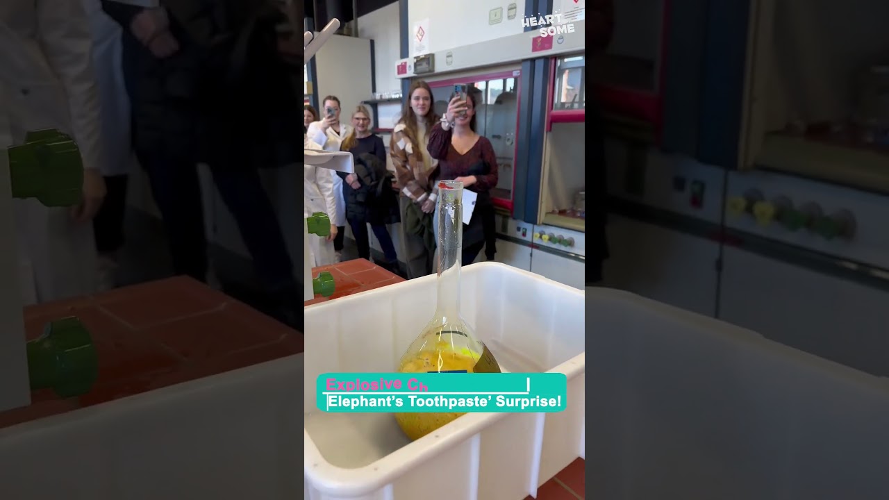 Explosive Elephant Toothpaste Reaction! 🧪