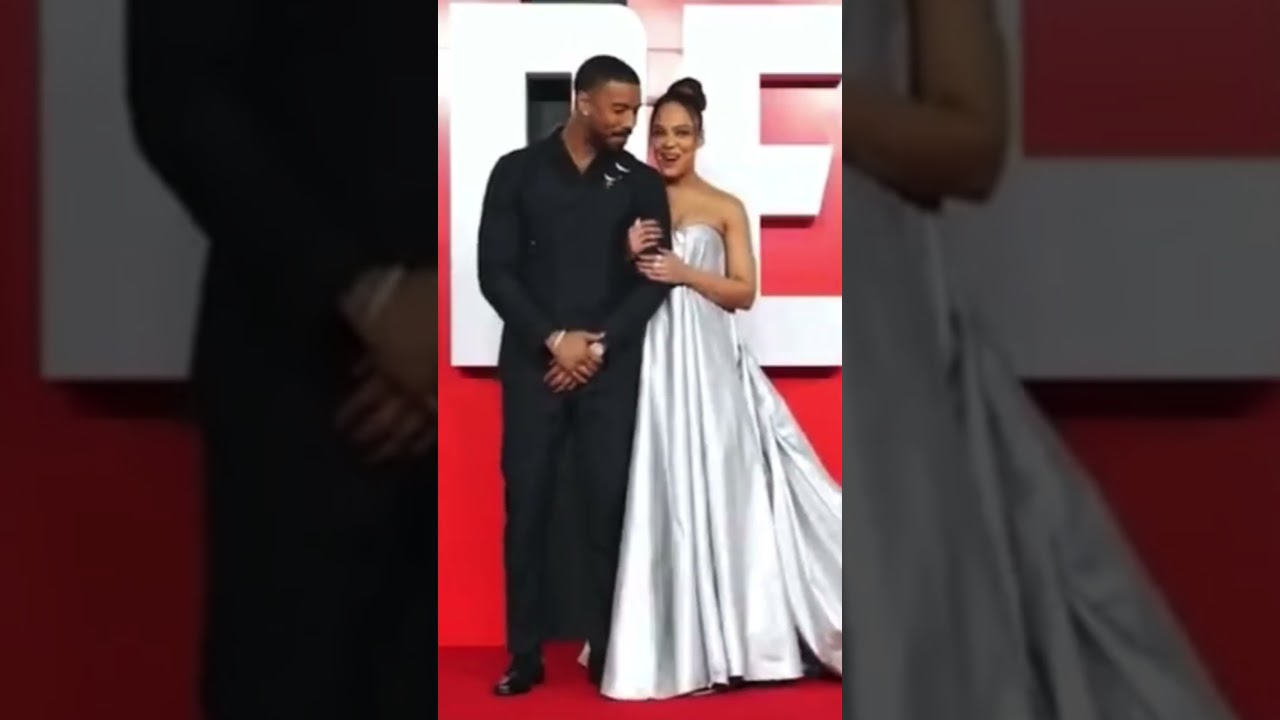 Tessa Thompson & Michael B. Jordan at Creed Premiere 🎬