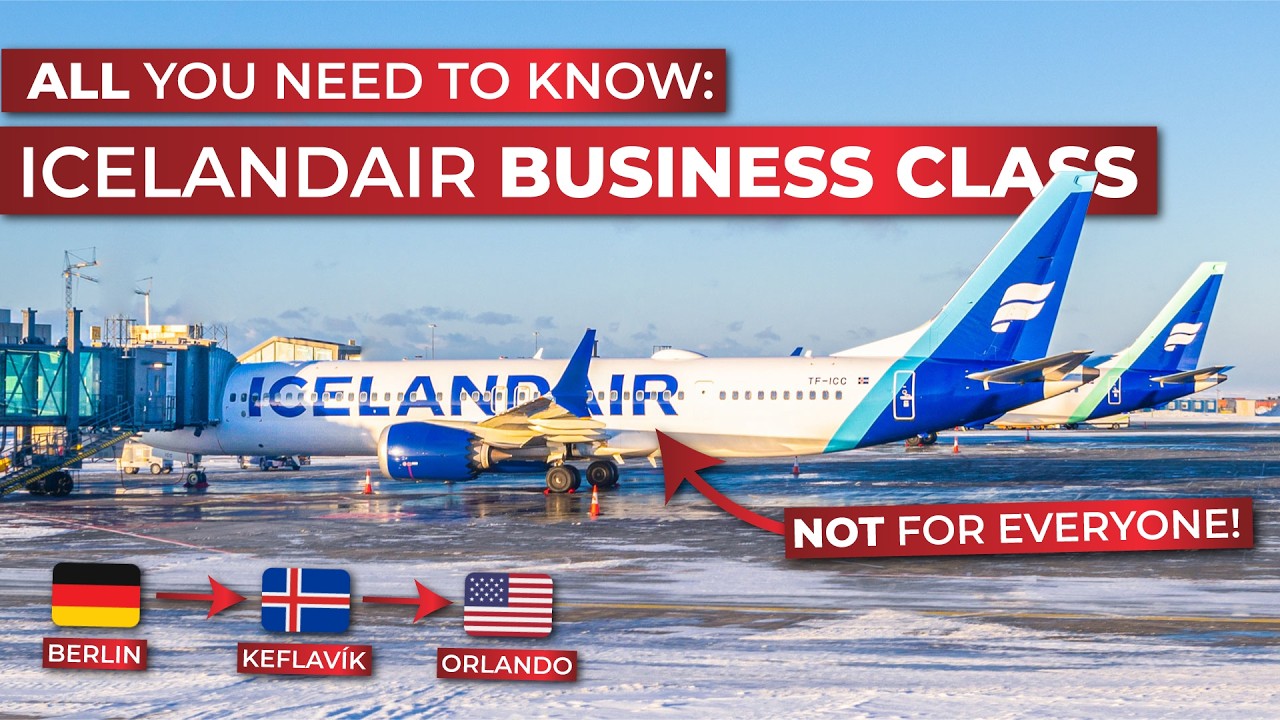 Icelandair Business Class Boeing 737MAX Review ✈️