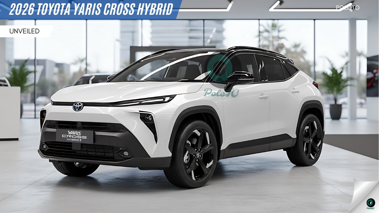 All New 2026 Toyota Yaris Cross Hybrid Unveiled - The top of Toyota's compact SUV lineup!