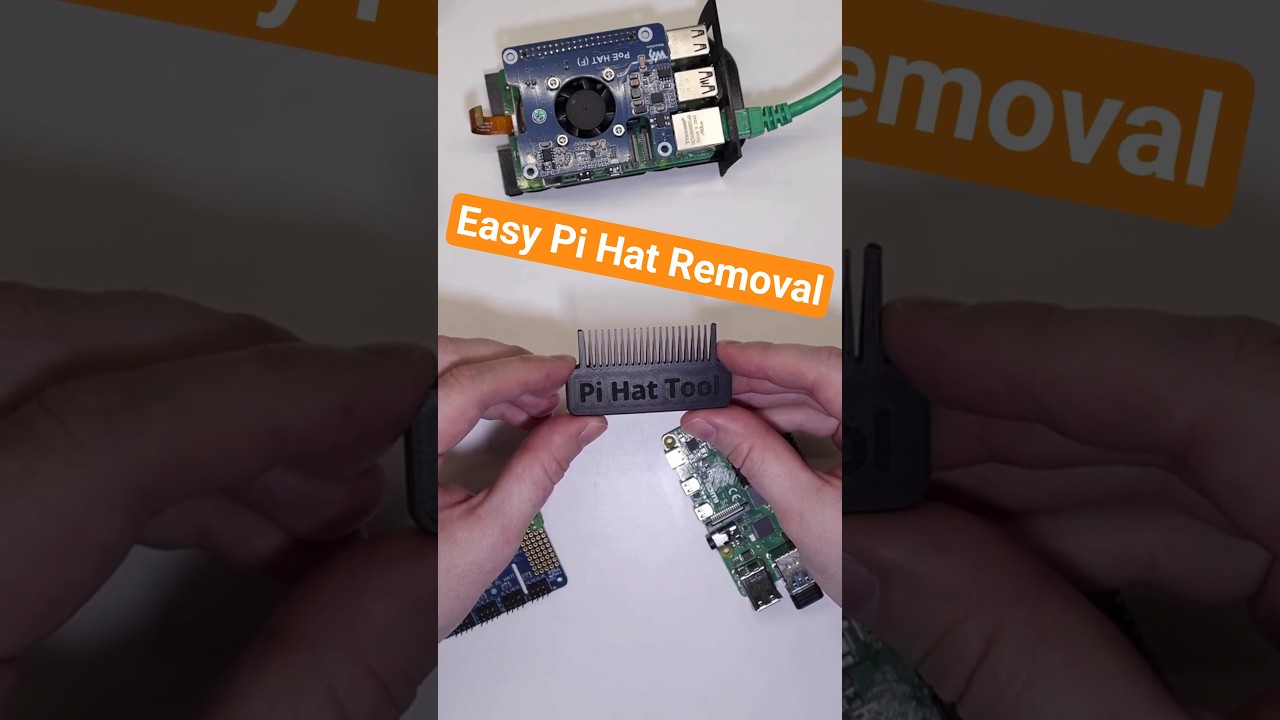 Simple 3D Tool to Safely Remove Pi Hats 🛠️