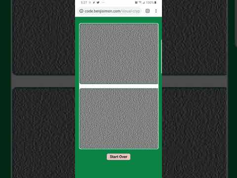 Demo of Visual Cryptography