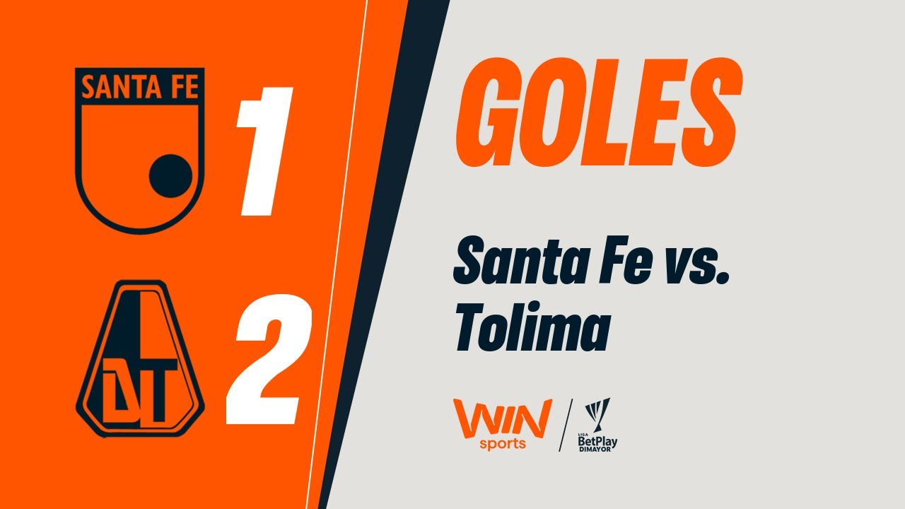 Santa Fe vs Tolima Goals | Liga BetPlay 2025-2