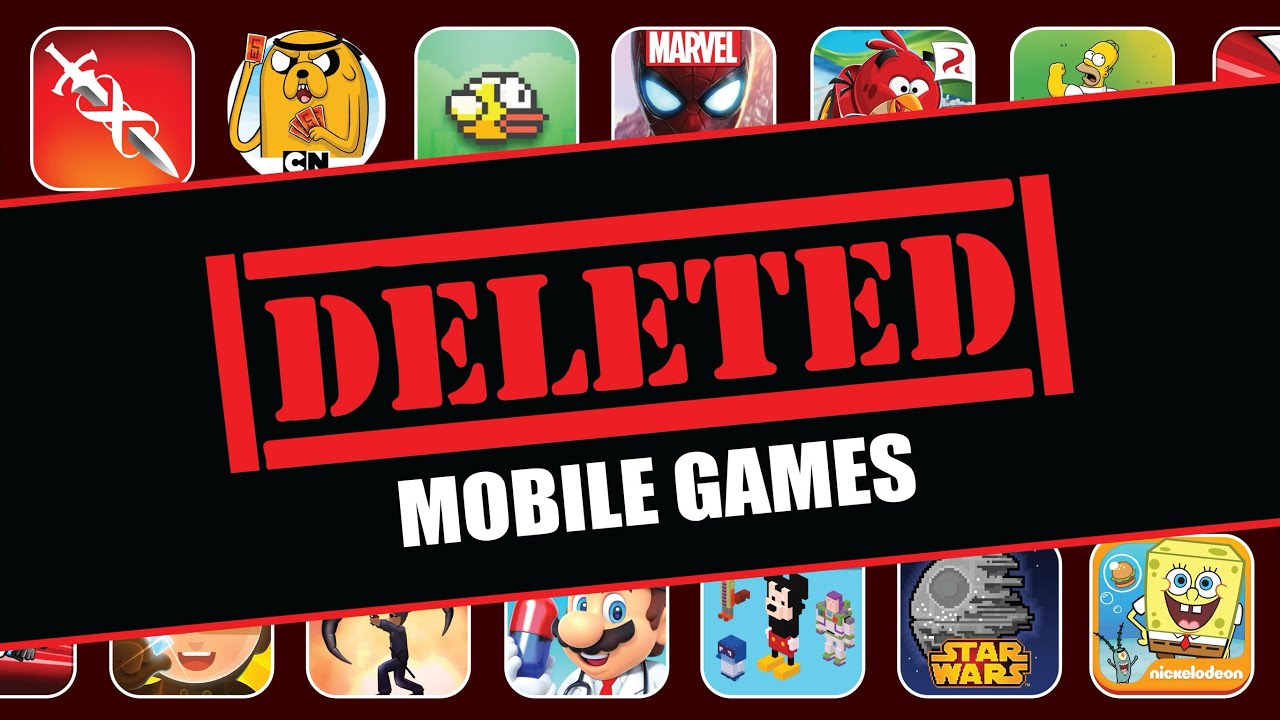 Top Deleted Mobile Games 📱