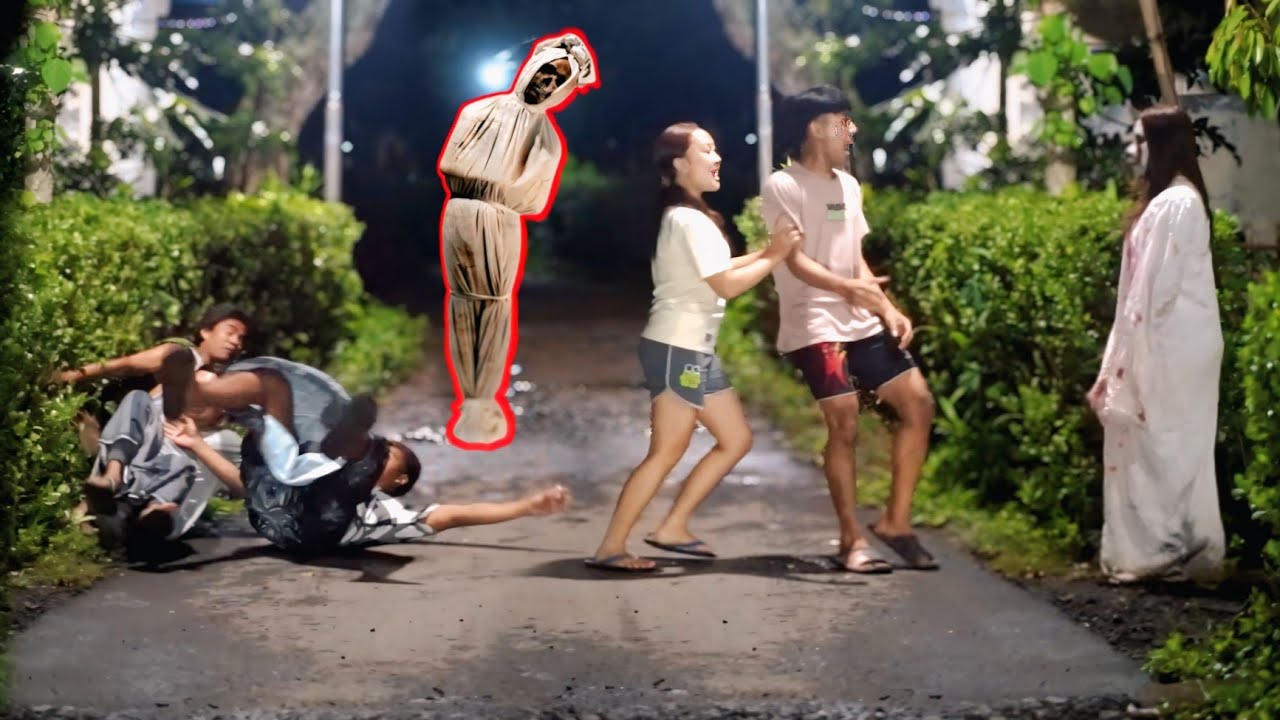 Prank Kuntilanak & Pocong Lucu Bikin Ngakak π