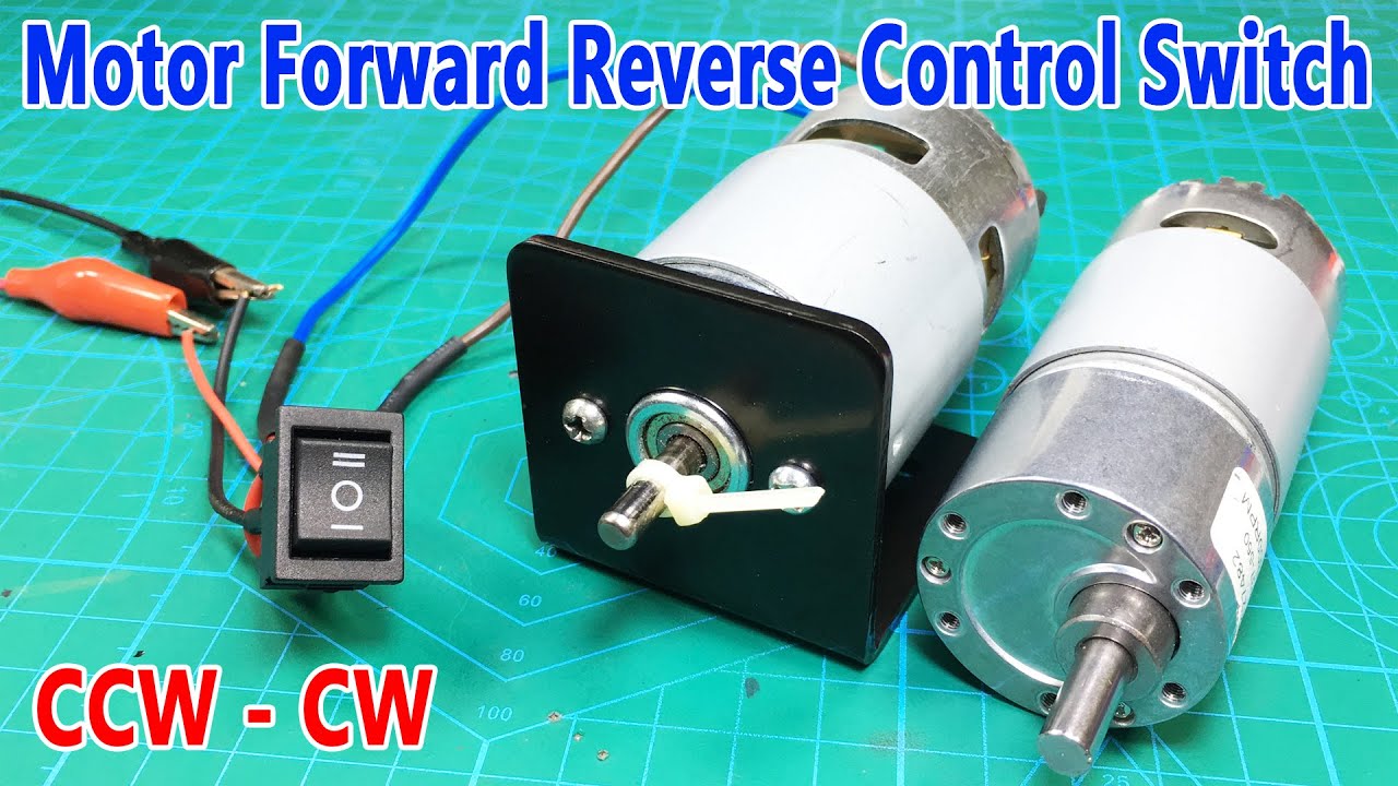 Bidirectional Motor Control Switch (CW-CCW) 🔄