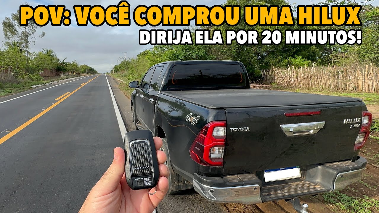 POV: Drive the Toyota Hilux SRV 2021 🇧🇷
