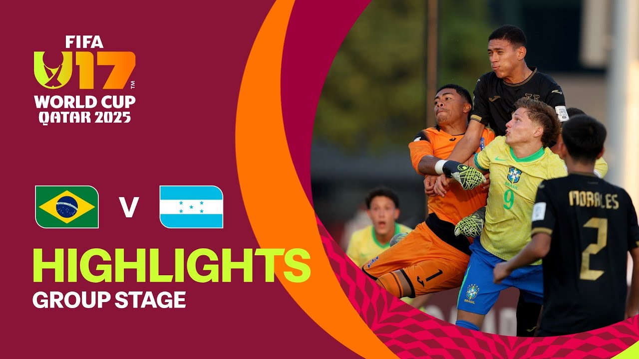 Brazil vs Honduras U-17 World Cup Match Highlights | Qatar 2025