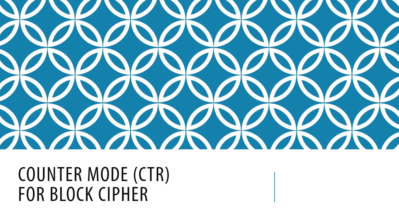 Understanding Counter Mode (CTR) for Block Ciphers 🔒