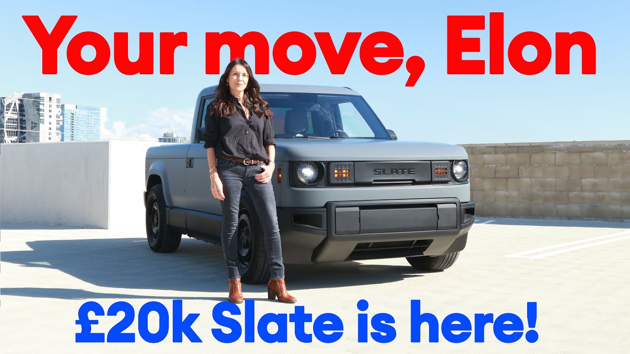 Exclusive: Slate Auto's Budget EV vs. Cybertruck 🚗
